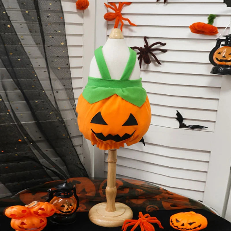 Halloween Pumpkin Pet Dress