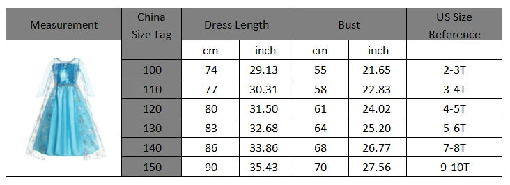 Moana Elsa Princess Dress for Girls Costume Kid Children Cosplay Birthday Carnival Party Outfit Toddler Fancy 2-8Y Birthday Gift