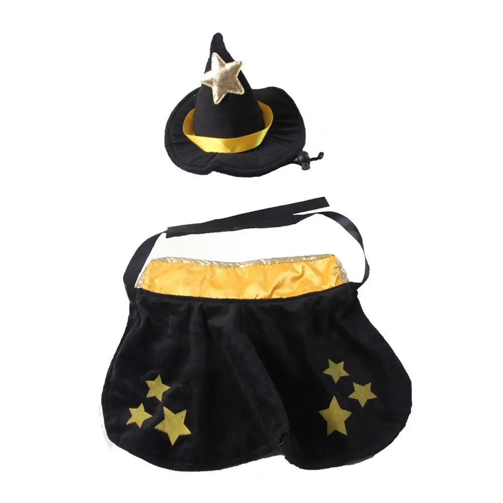 Halloween Pet Cat Witch Costume
