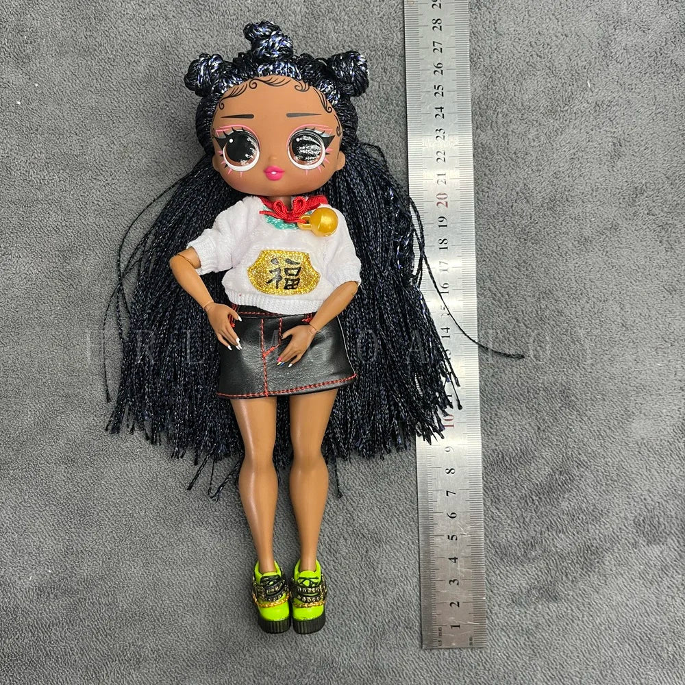 Original 24cm OMG Big Sister Fashion Dress up Girl Doll Set Including Clothes and Shoes Holiday Gift Toys