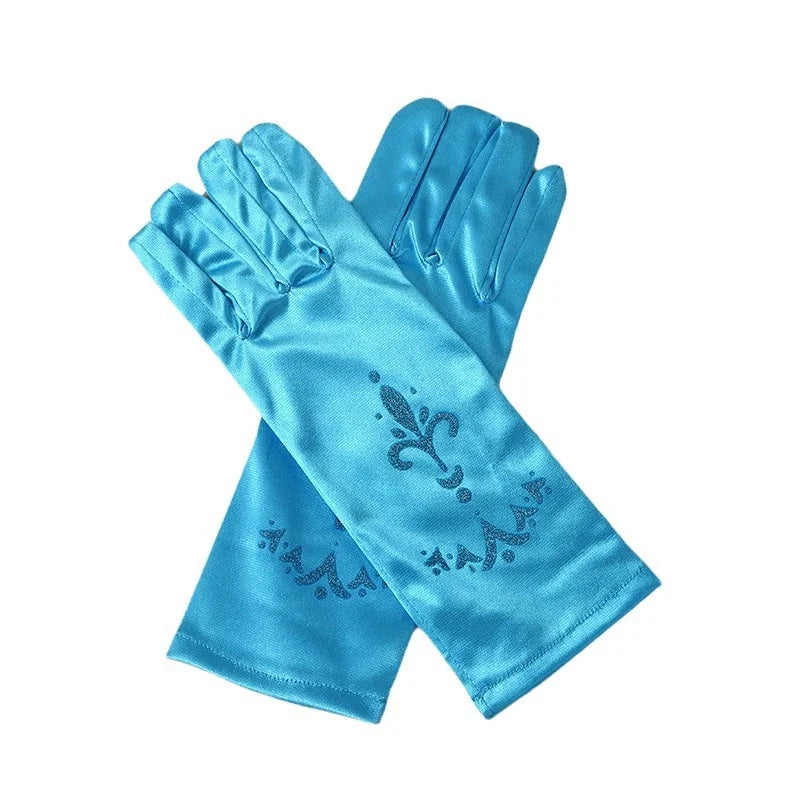 Elsa Birthday Party Costume Play Accessories Headwear Tiara Snow Queen Kid Princess Wig Braid Kid Carnival Cosplay Dress up Kits