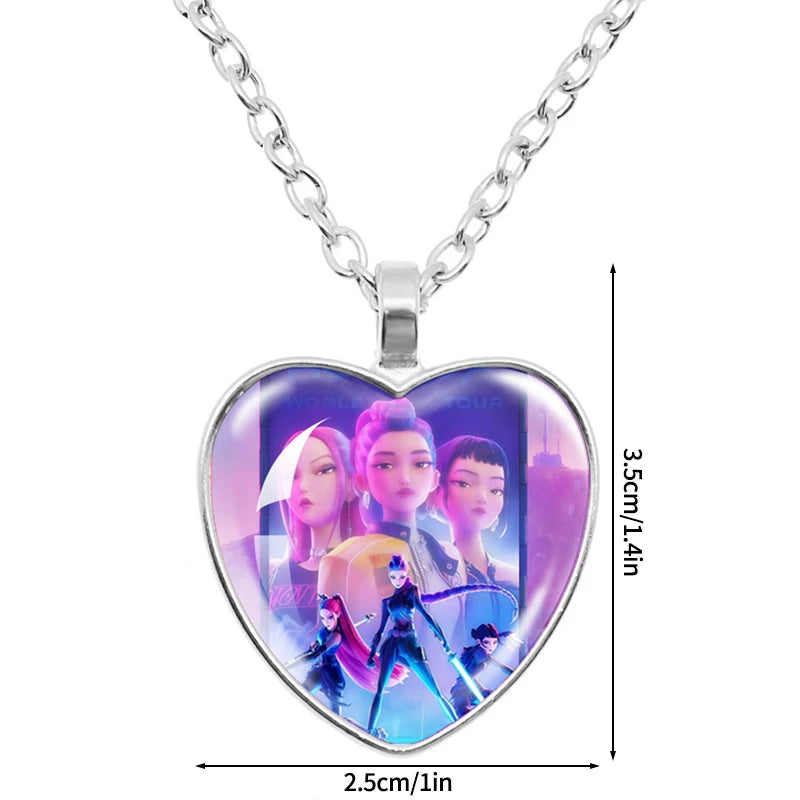 Kpop Rumi Mira Zoey Necklace Bracelet Accessories 2pcs