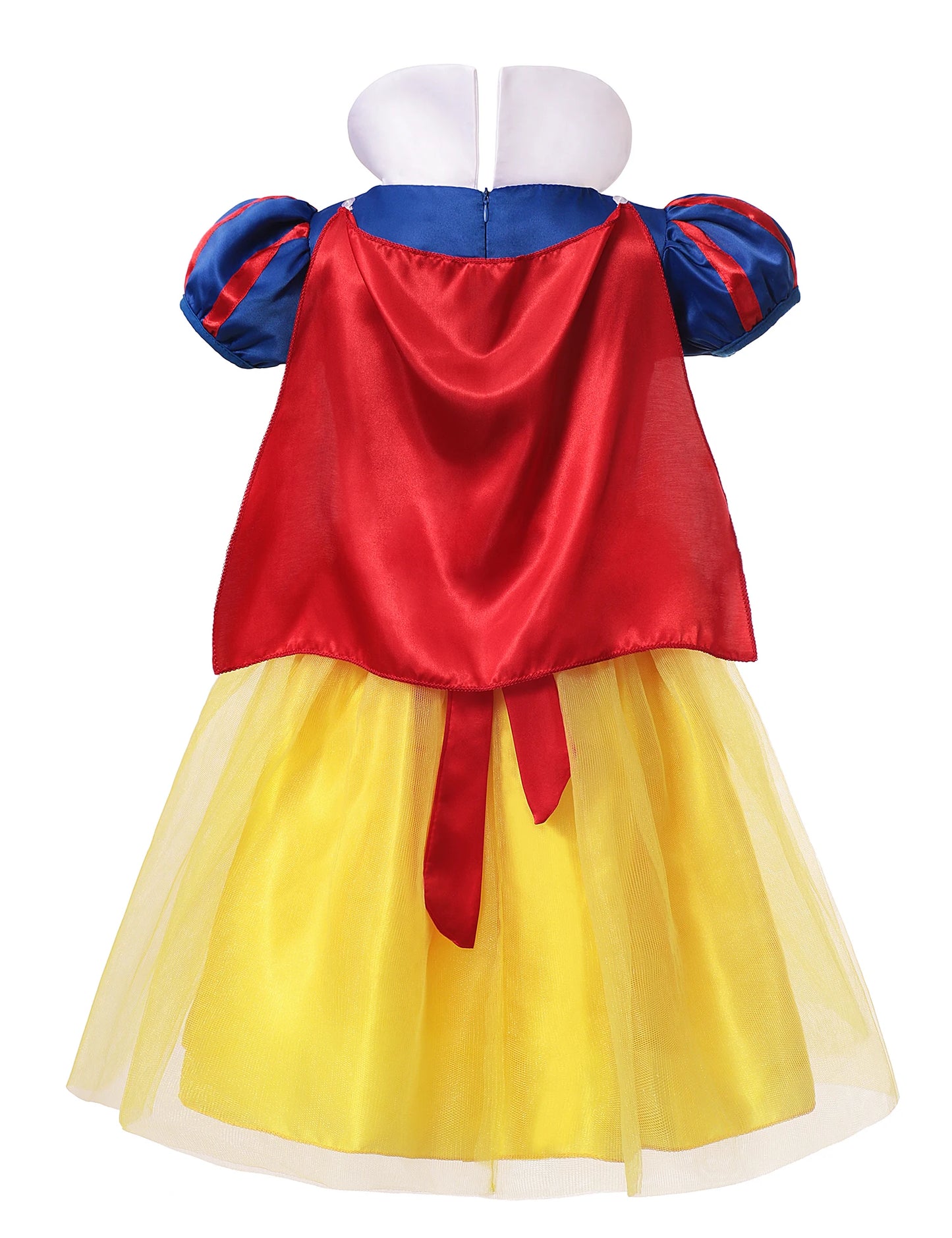 Snow White Princess Dress Girls Halloween Party Costume Role Play Outfit for Toddler Kid Children Cartoon Fancy Cosplay Clothing