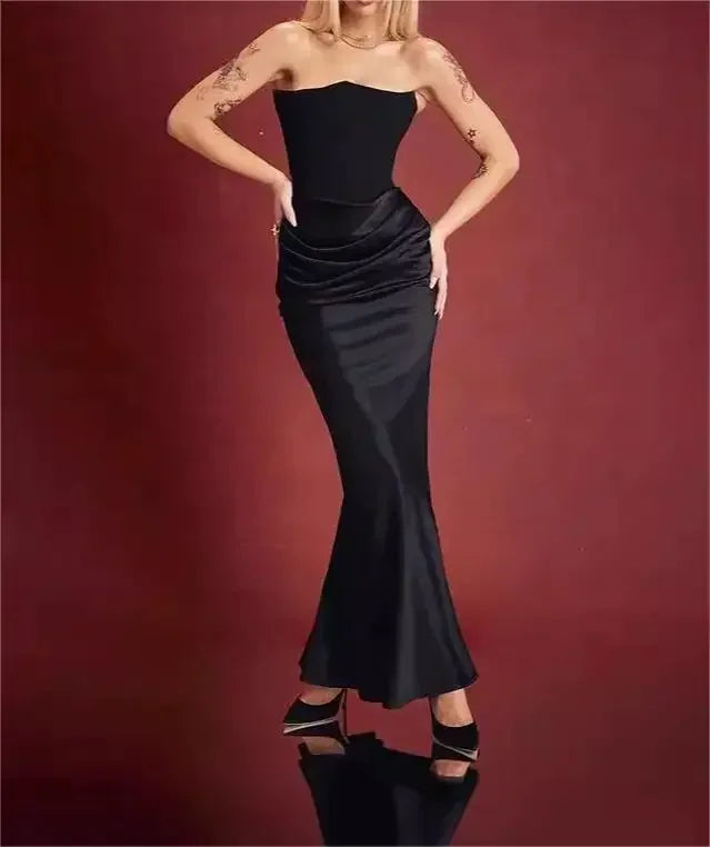 Backless Slim Evening Gown