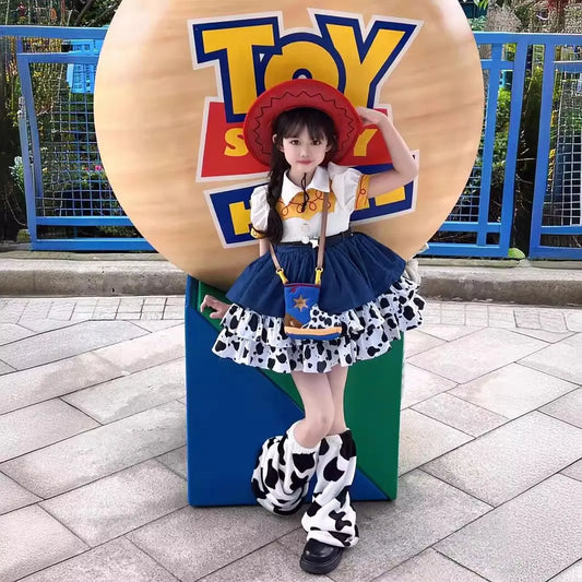 61 Kids' Day Anime Dress, Woody, Jessie, Buzz Lightyear, Cosplay, Girls' Dress, Halloween Costume, Lolita New Model