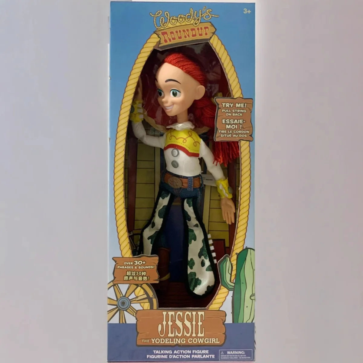 In Stock Disney Pixar Toy Story Woody Action Figures English Movie Sound Character Doll Cloth Cowboy Birthday Gift For Children