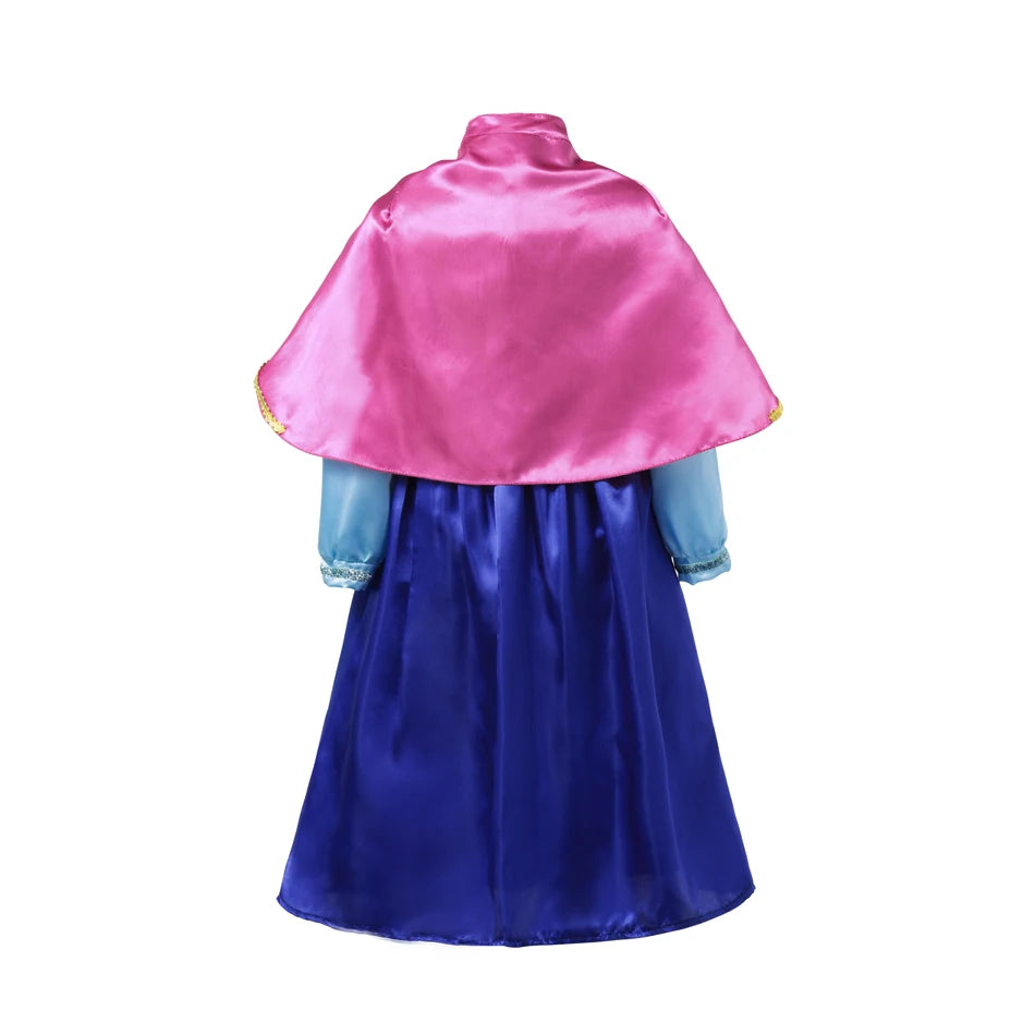 Moana Elsa Princess Dress for Girls Costume Kid Children Cosplay Birthday Carnival Party Outfit Toddler Fancy 2-8Y Birthday Gift