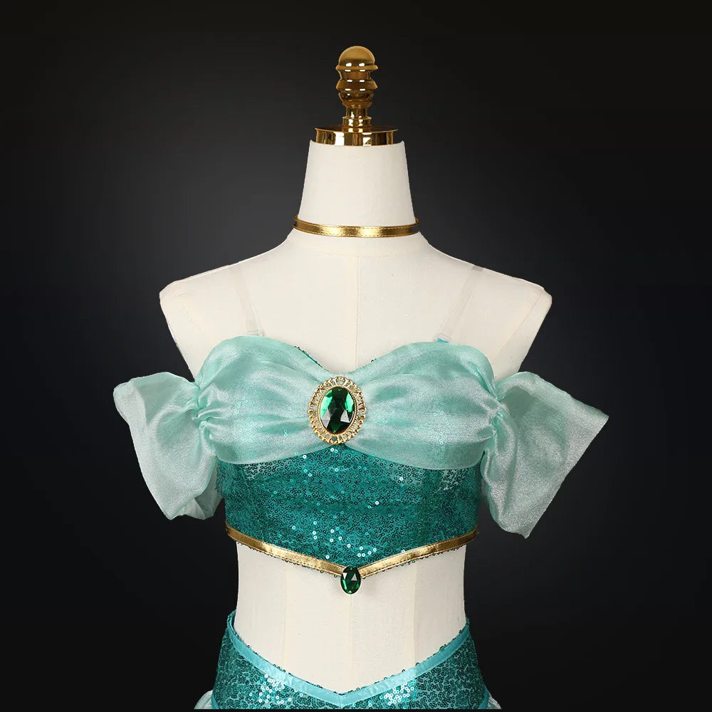 Aladdin Jasmine Princess Women's Cosplay Costume