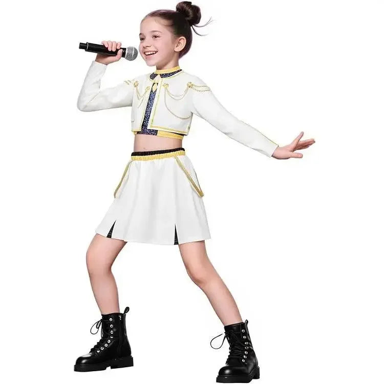 Zoey Rumi Mira Cosplay Costume kpop Women Girls Halloween Carnival Audlt Kids Child Party Role Playing Outfits