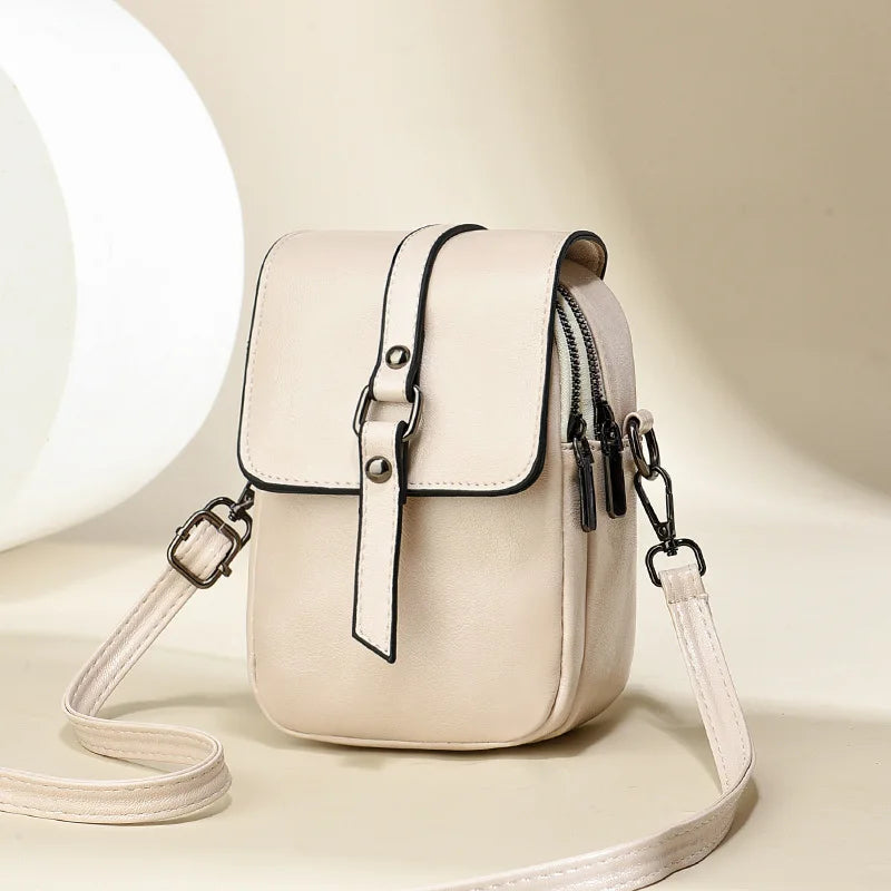 Flap Phone Bag High Quality Pu Leather Shoulder Bags for Women New Ladies  Crossbody Bag Luxury Brand Designer Handbags