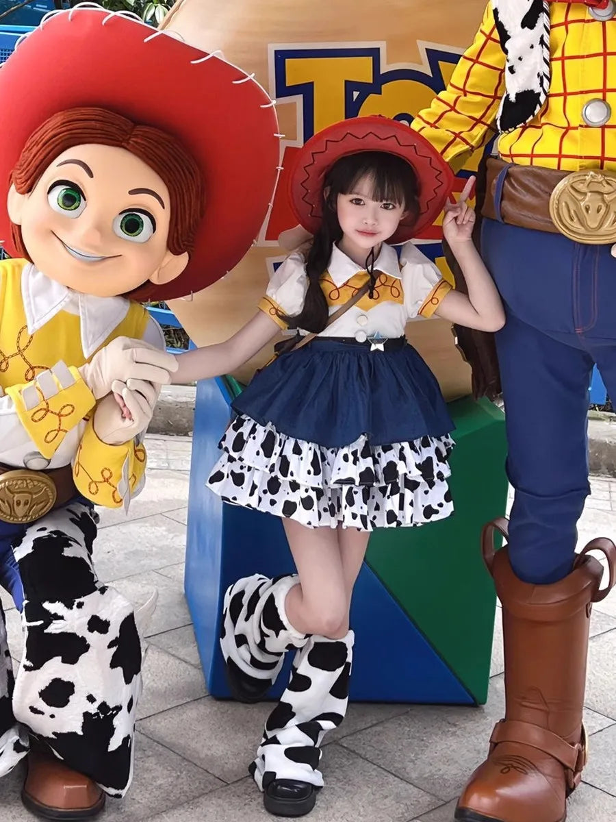 61 Kids' Day Anime Dress, Woody, Jessie, Buzz Lightyear, Cosplay, Girls' Dress, Halloween Costume, Lolita New Model