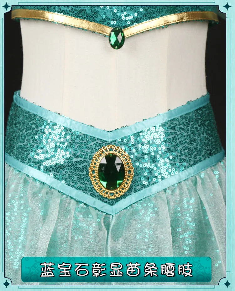 Aladdin Jasmine Princess Women's Cosplay Costume
