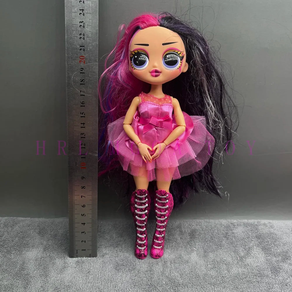 Original 24cm OMG Big Sister Fashion Dress up Girl Doll Set Including Clothes and Shoes Holiday Gift Toys