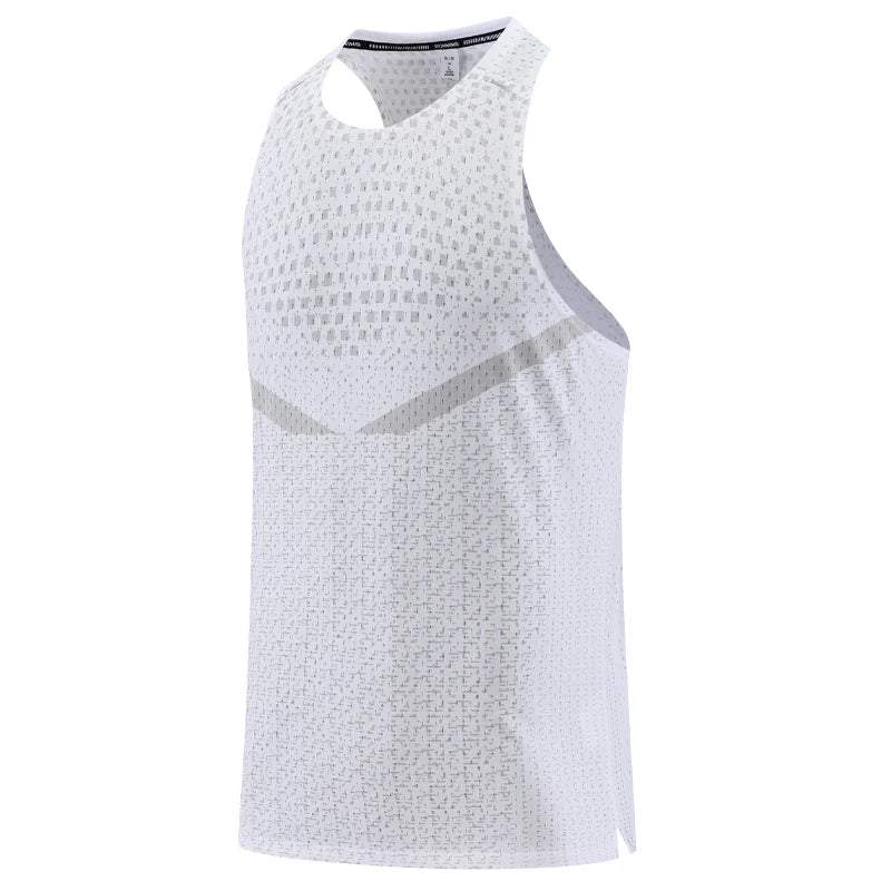 Men Gym Vest Quick-Drying Mesh Breathable