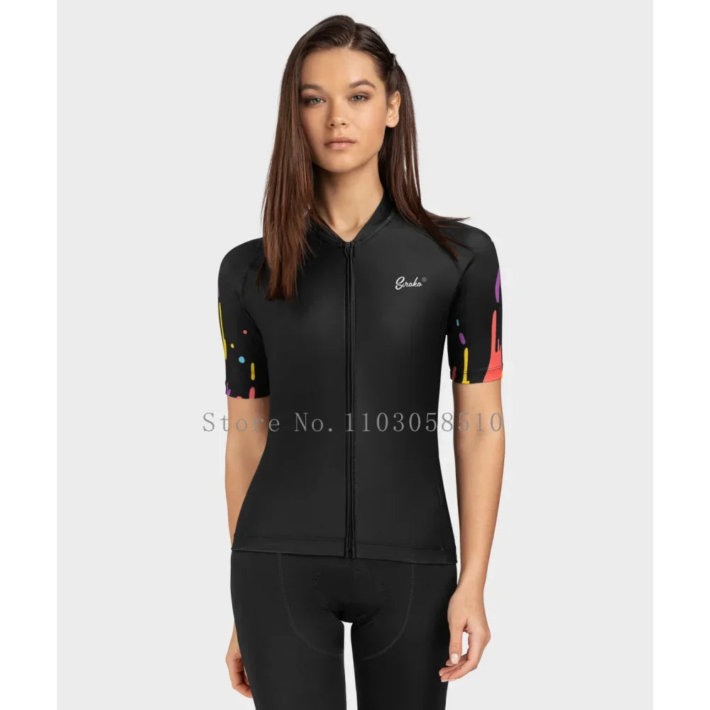 Siroko Women Cycling Jersey Summer Short Sleeve Shirts Quick Dry Ciclismo Maillot MTB Bike Top Summer Outdoor Team Clothes 2025