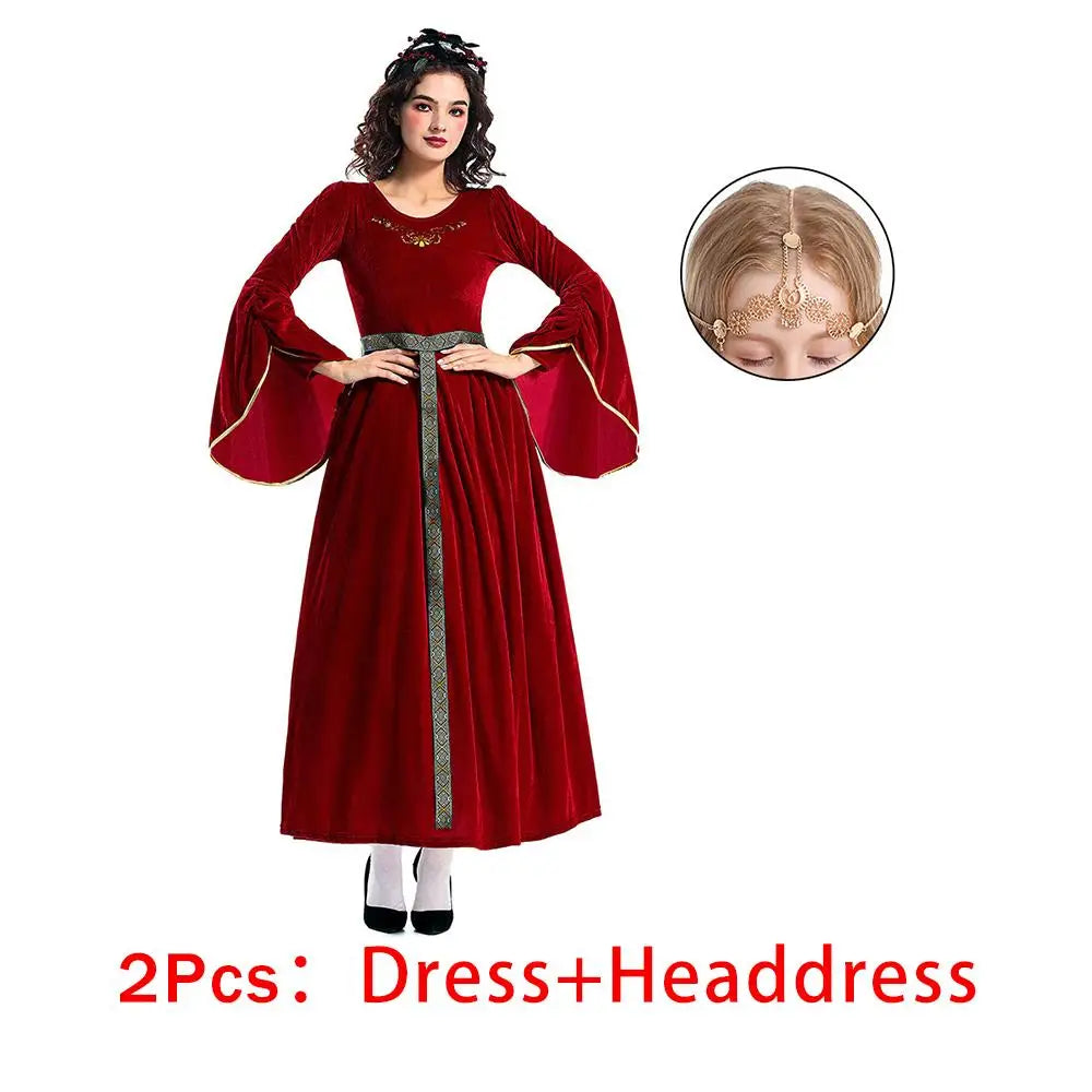 Halloween Costume Medieval Dress