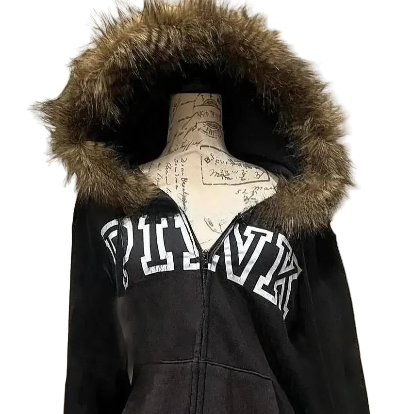 Hooded Open Cardigan Sweatshirt