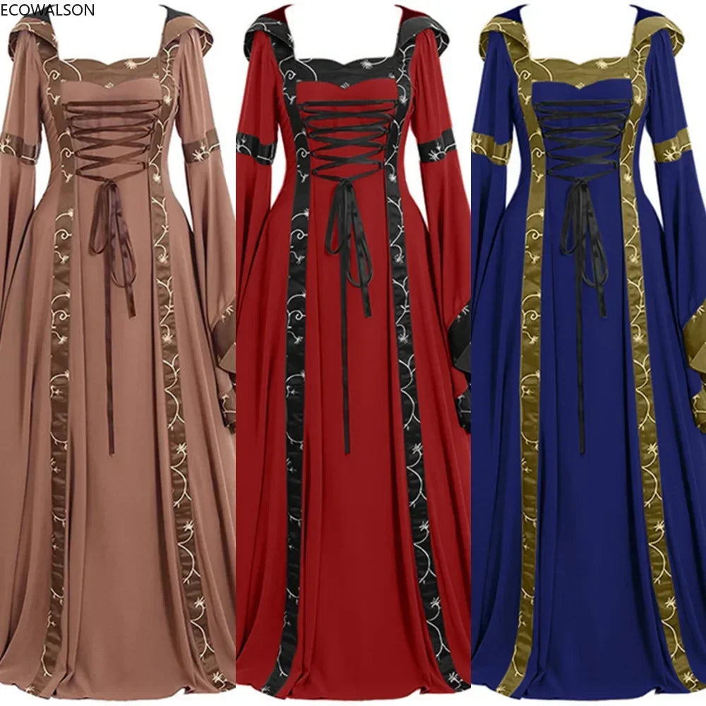 Medieval Costumes For Women Halloween Princess Cosplay Carnival Middle Ages