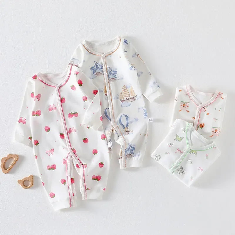 Autumn Spring Baby Clothes Newborn Photography Romper Long Sleeve Bodysuit & One Pieces for Newborn Clothes Loungewear Outfit
