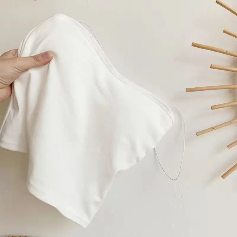 Cotton Bustier With Pads Soft Elastic Wear