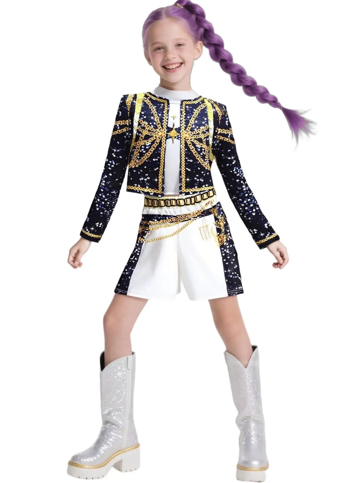 Zoey Rumi Mira Cosplay Costume kpop Women Girls Halloween Carnival Audlt Kids Child Party Role Playing Outfits