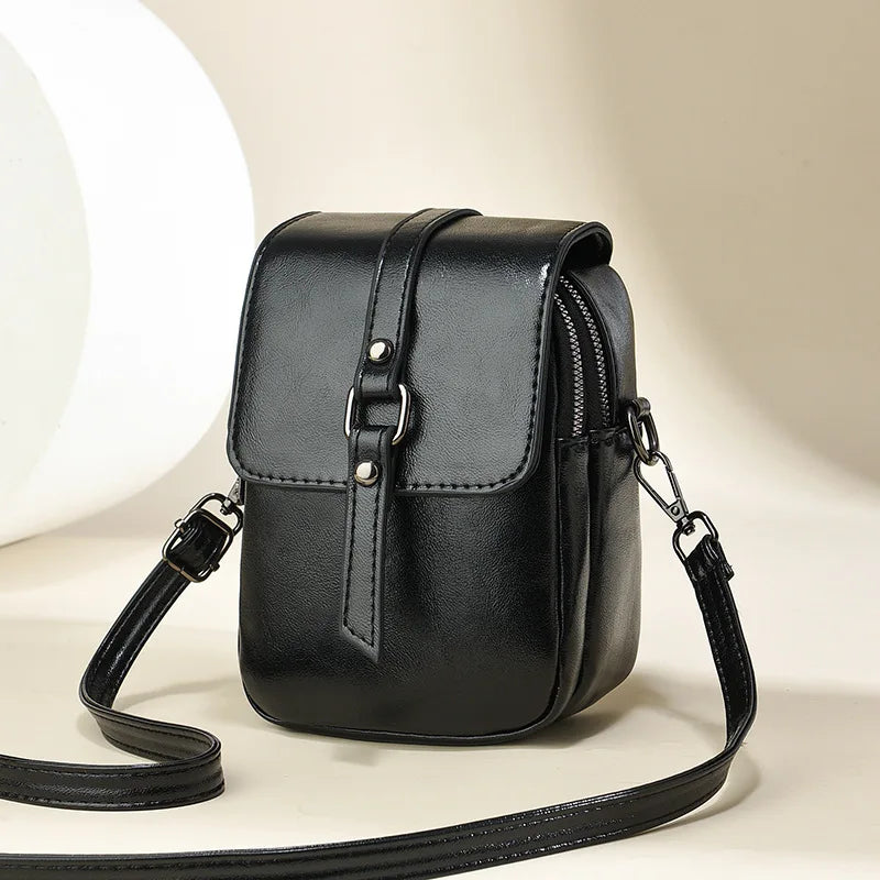 Flap Phone Bag High Quality Pu Leather Shoulder Bags for Women New Ladies  Crossbody Bag Luxury Brand Designer Handbags