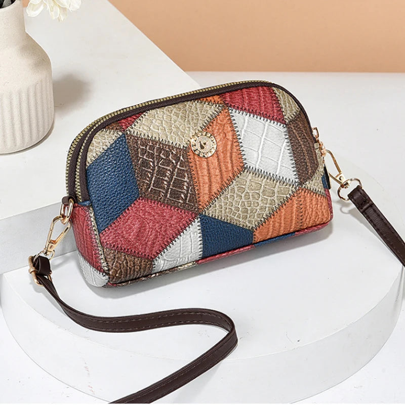 Shell Bag Patchwork Hobo