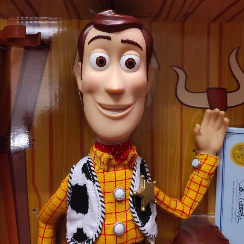 Cartoon Sound-Making Toy Disney Pixar Toy Story Buzz Lightyear Jessie Woody Talking Doll Collected Birthday Gift Toy For Fans