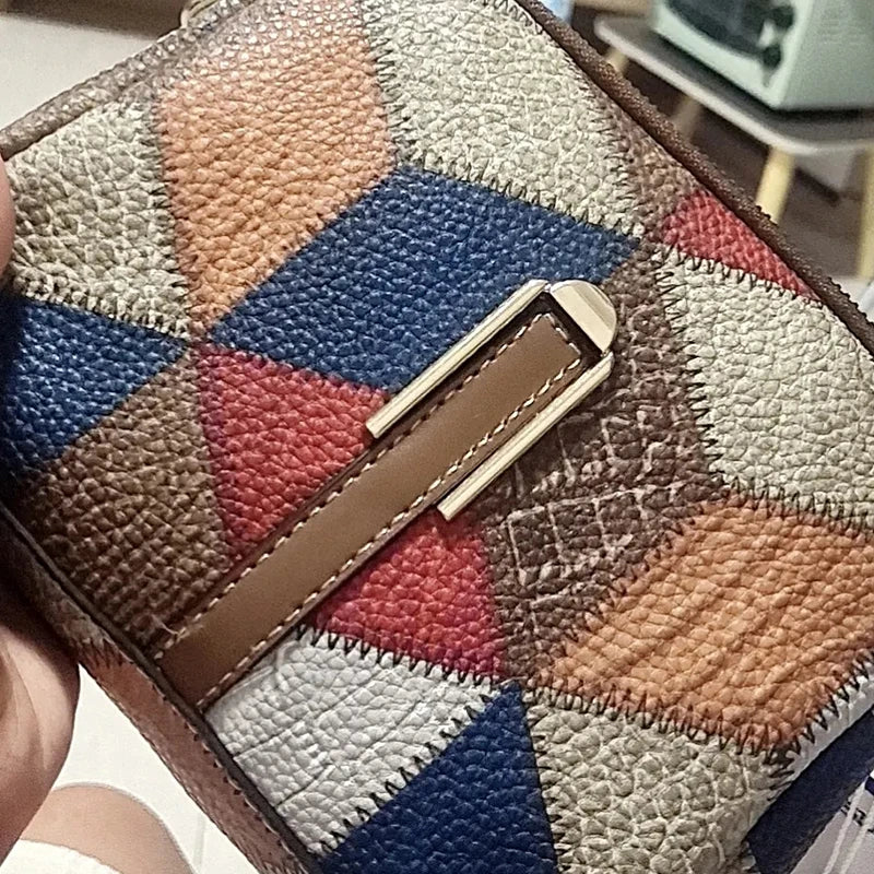 Shell Bag Patchwork Hobo