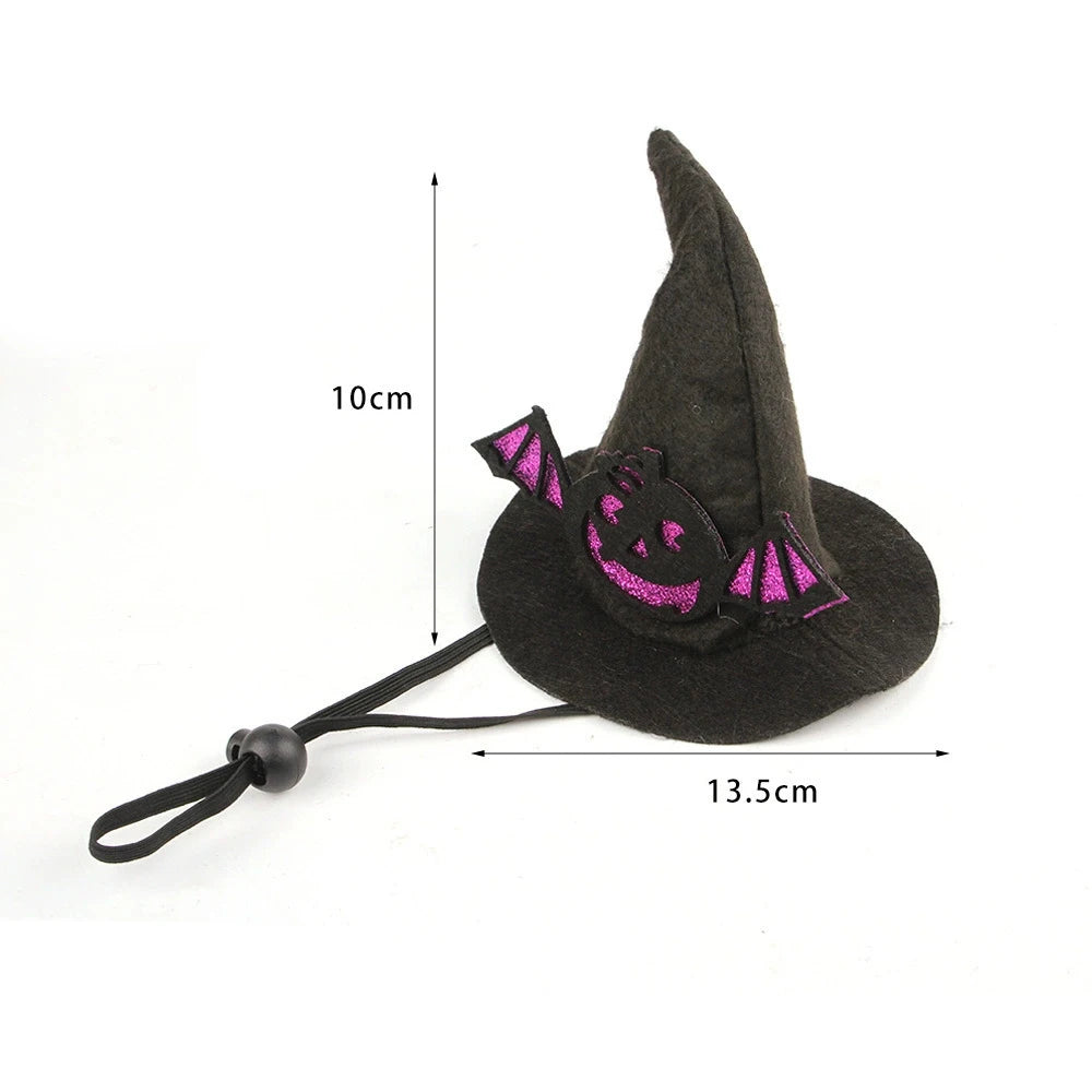 Halloween Pet Costume Hat – Fun Devil/Pumpkin Hat for Cats and Dogs;