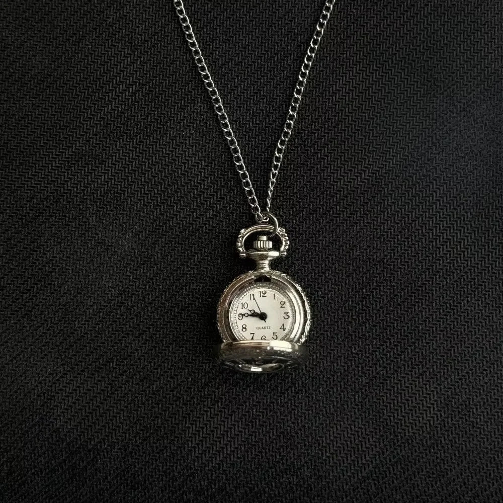 Star Pocket Adjustable Watch Clock Keychain Zinc Alloy