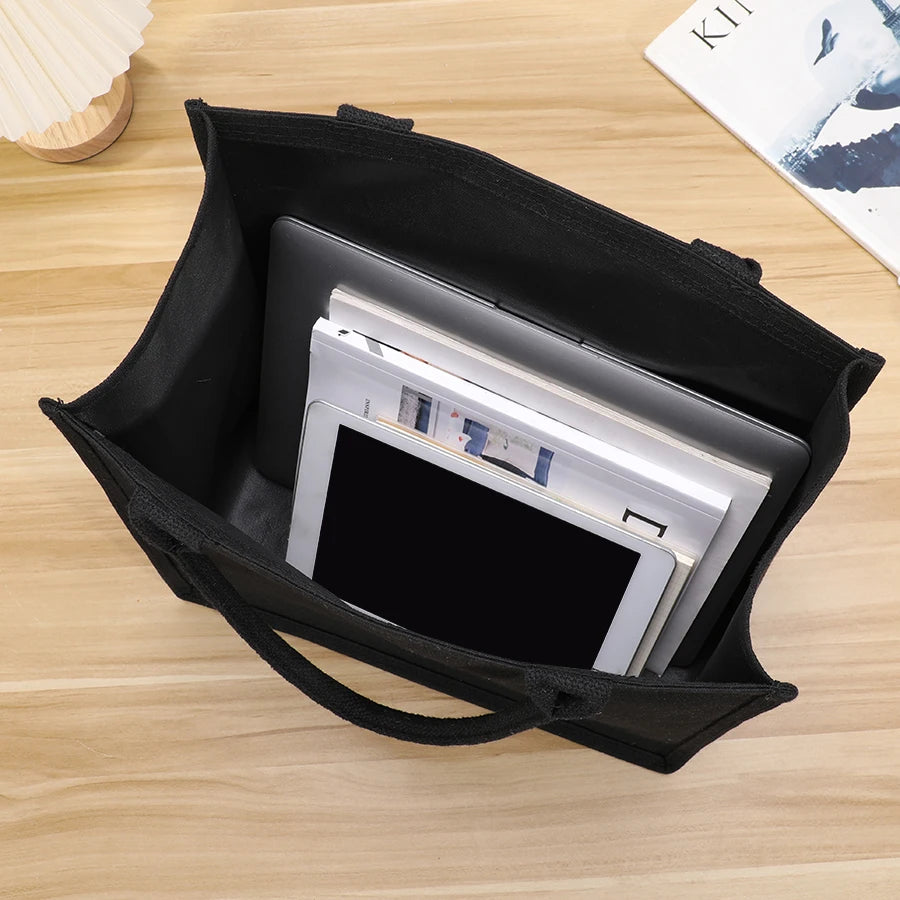 Leisure  handheld canvas tote bag