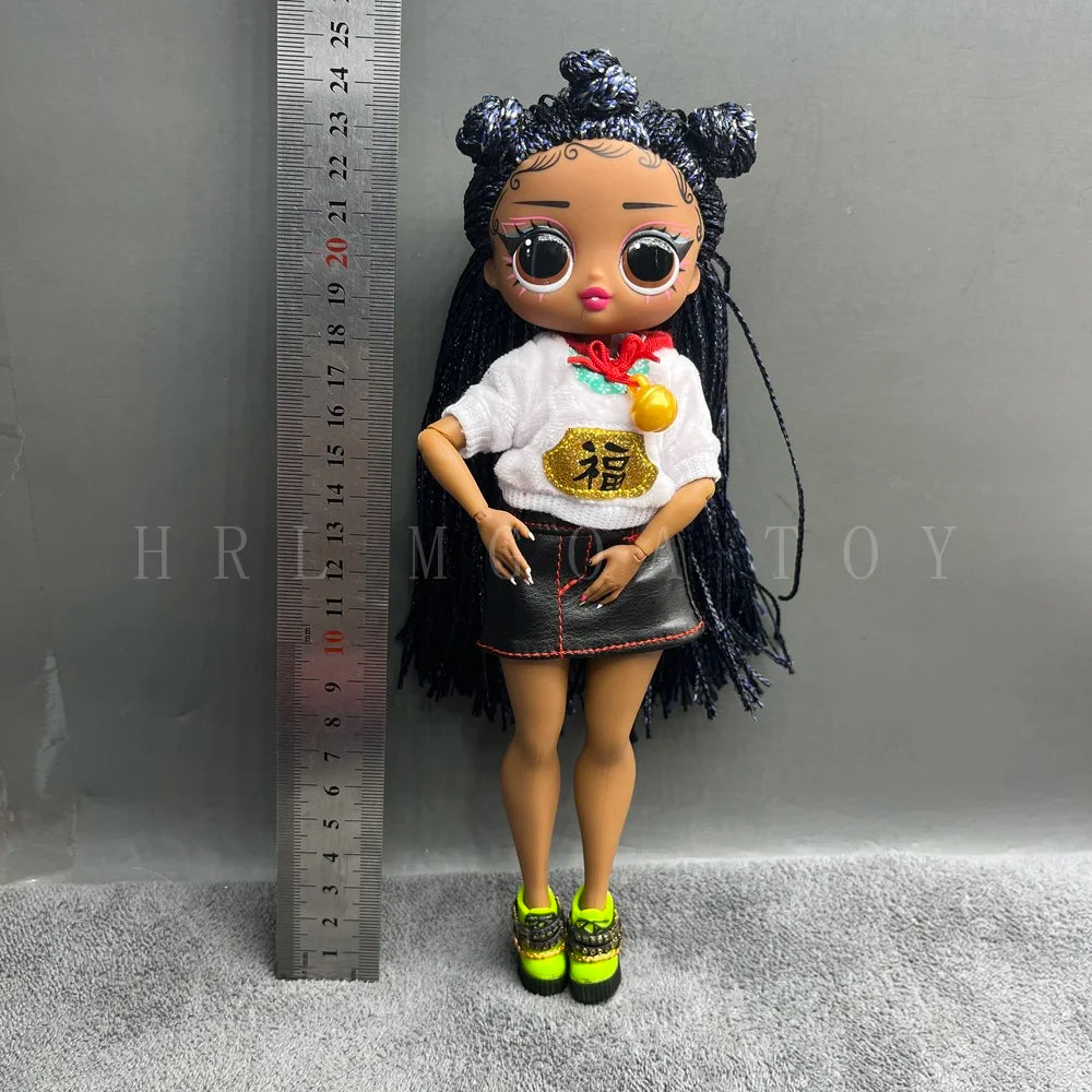 Original 24cm OMG Big Sister Fashion Dress up Girl Doll Set Including Clothes and Shoes Holiday Gift Toys