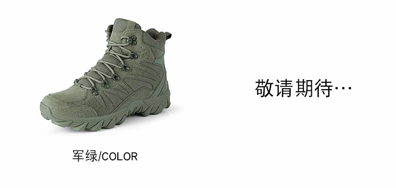 Men's Casual Shoesthick Bottom Lace-up Workwear  Shoes Men for Work Outdoor Men's Shoe High Quality Autumn Winter Hiking Boots