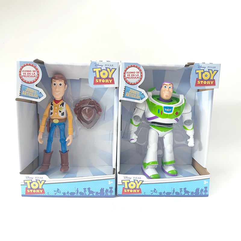 Hot Cute Anime Figure Bu zz Lightyear Woo dy Desktop Toy Model Ornament Doll Collectibles Surprise birthday Gift