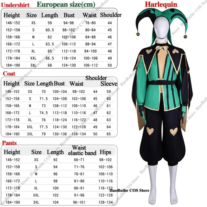 Hot The Freak Circus Pierrot Jester Harlequin