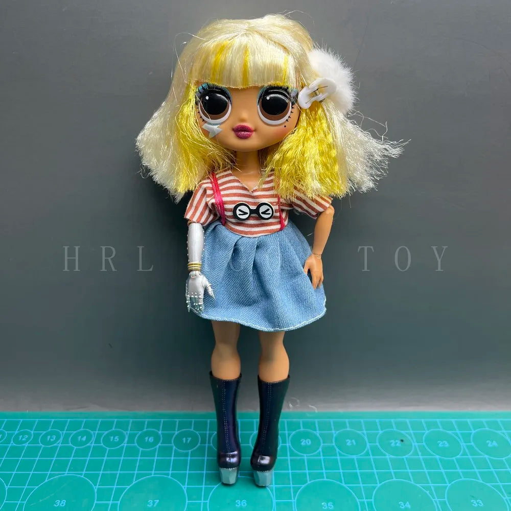 Original 24cm OMG Big Sister Fashion Dress up Girl Doll Set Including Clothes and Shoes Holiday Gift Toys