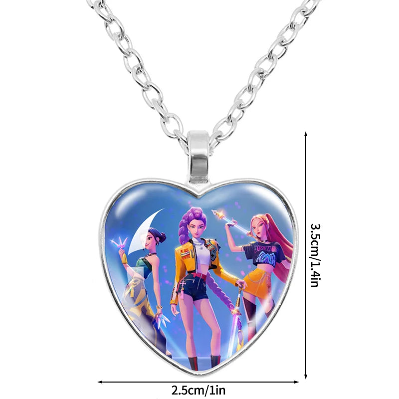 Kpop Rumi Mira Zoey Necklace Bracelet Accessories 2pcs