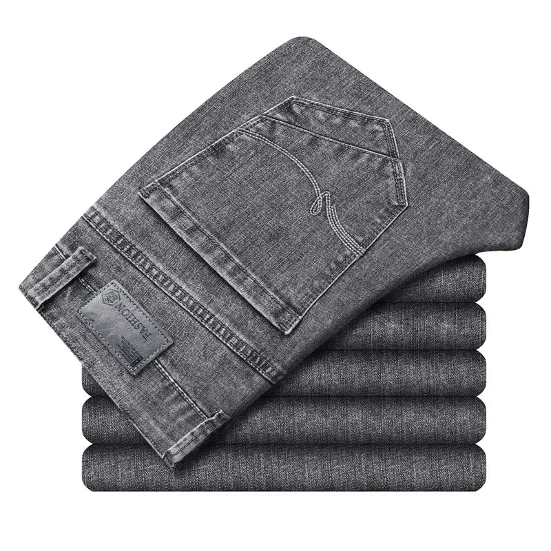 Cotton Stretch Jeans  Thin Denim