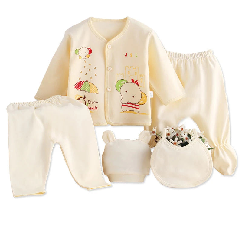 5 Pcs/set Newborn Baby 0-3 Month