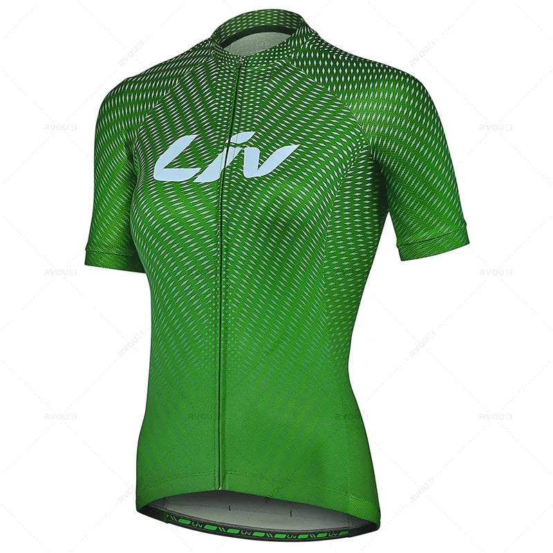 2026 New LIV Pro Cycling Jersey Set Woman MTB Bike Clothes Summer Bicycle Clothing Cycling Set Maillot Conjunto Ropa Ciclismo