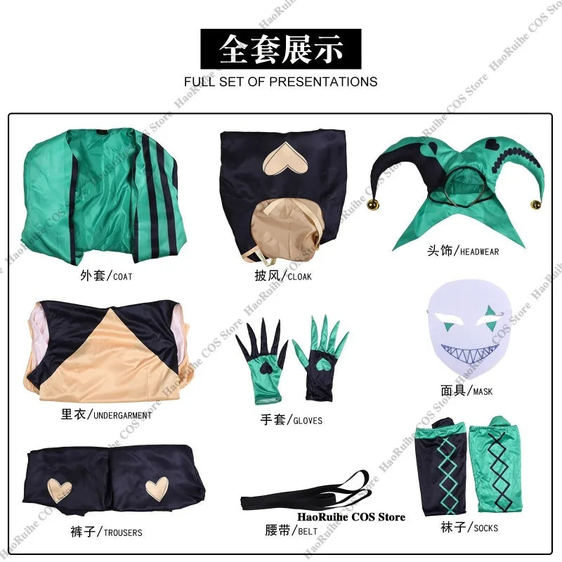 Hot The Freak Circus Pierrot Jester Harlequin