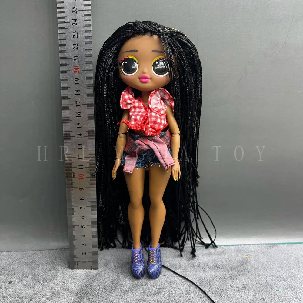 Original 24cm OMG Big Sister Fashion Dress up Girl Doll Set Including Clothes and Shoes Holiday Gift Toys
