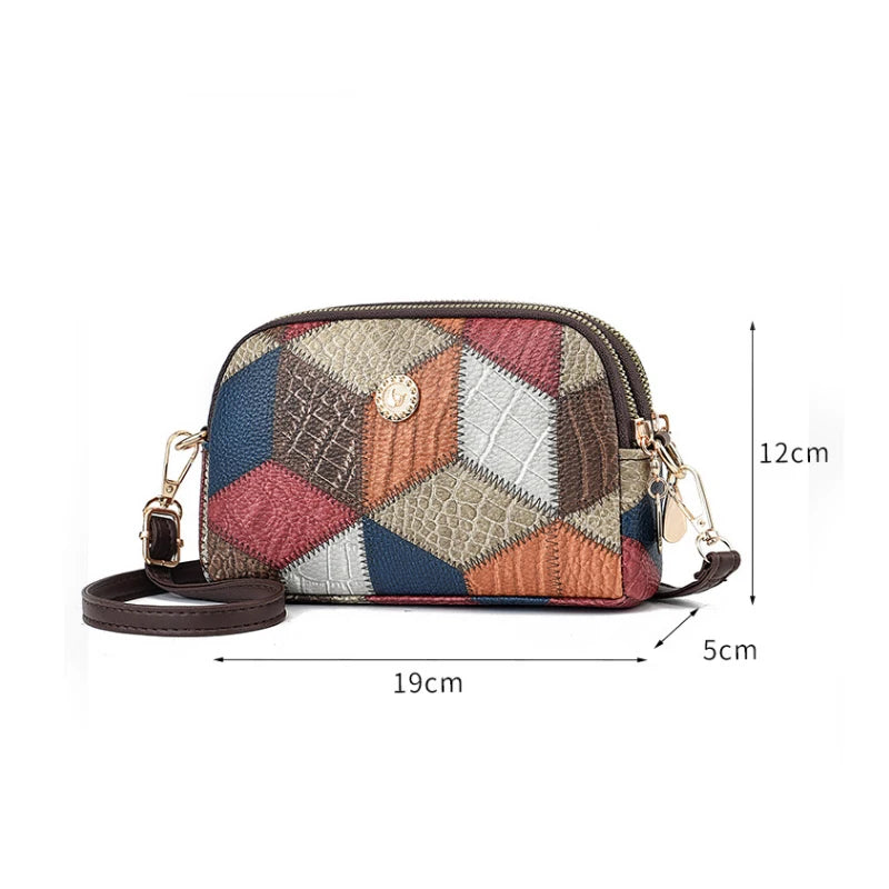Shell Bag Patchwork Hobo