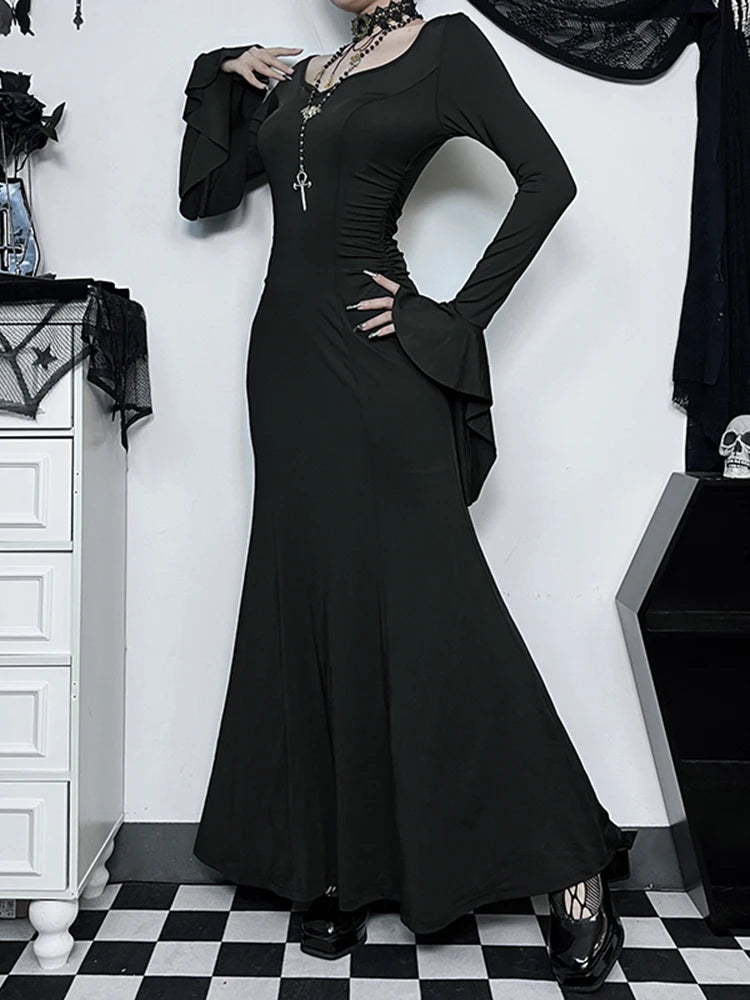 Halloween Cos Morticia