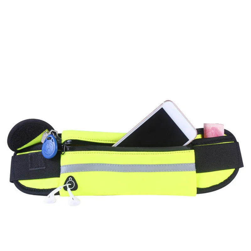 Running Waist bag  Marathon Cycling Multi-functional bags With Water Bottle Waterproof Phone bag  Waist Belt pack