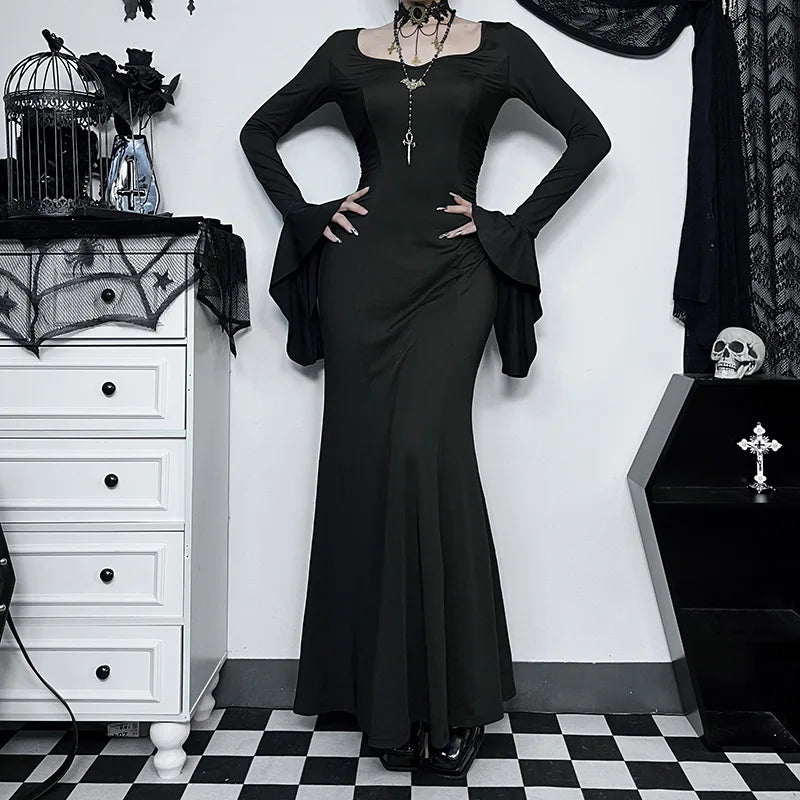 Halloween Cos Morticia