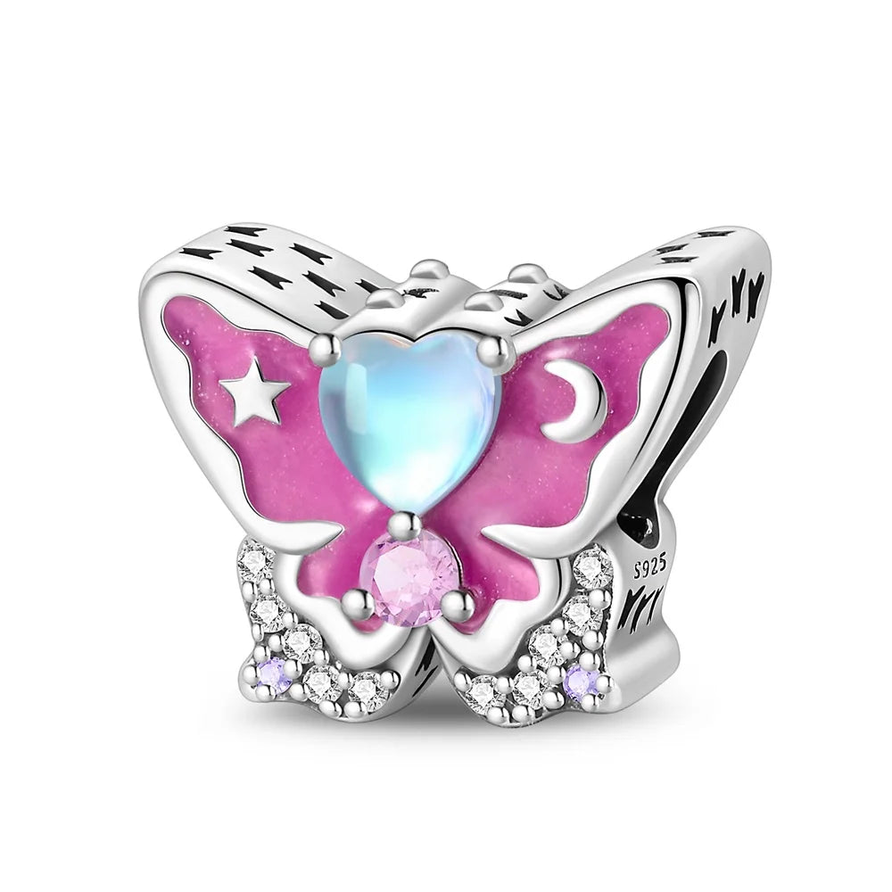 Purple Series 925 Sterling Silver Dreamy Lily Flower