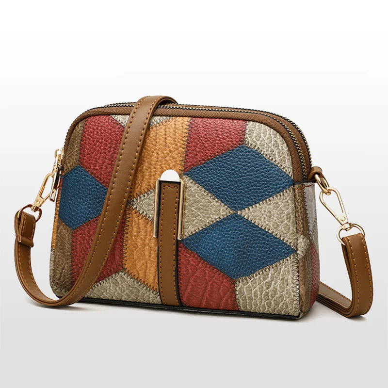 Shell Bag Patchwork Hobo