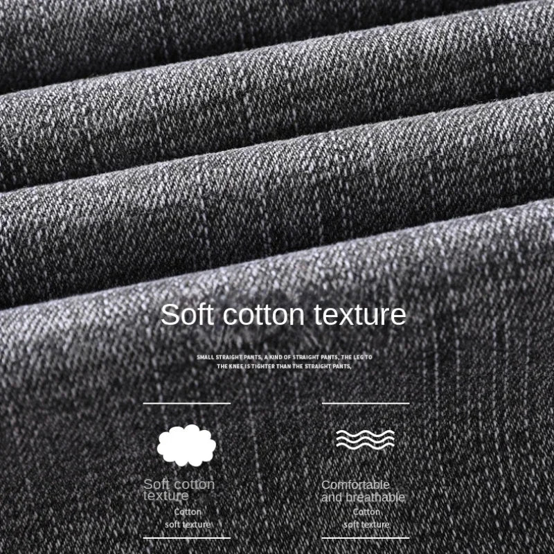 Cotton Stretch Jeans  Thin Denim